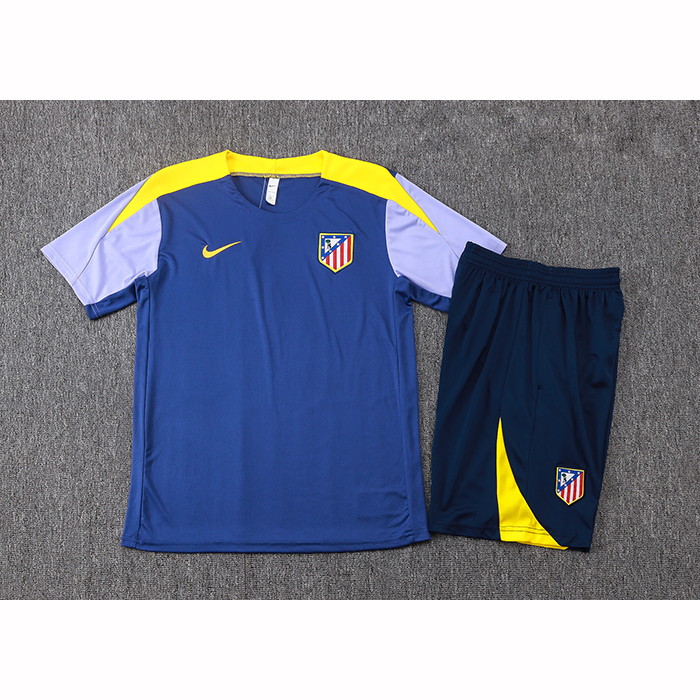 Chandal del Atletico Madrid Manga Corta 25-26 Azul - Pantalon Corto